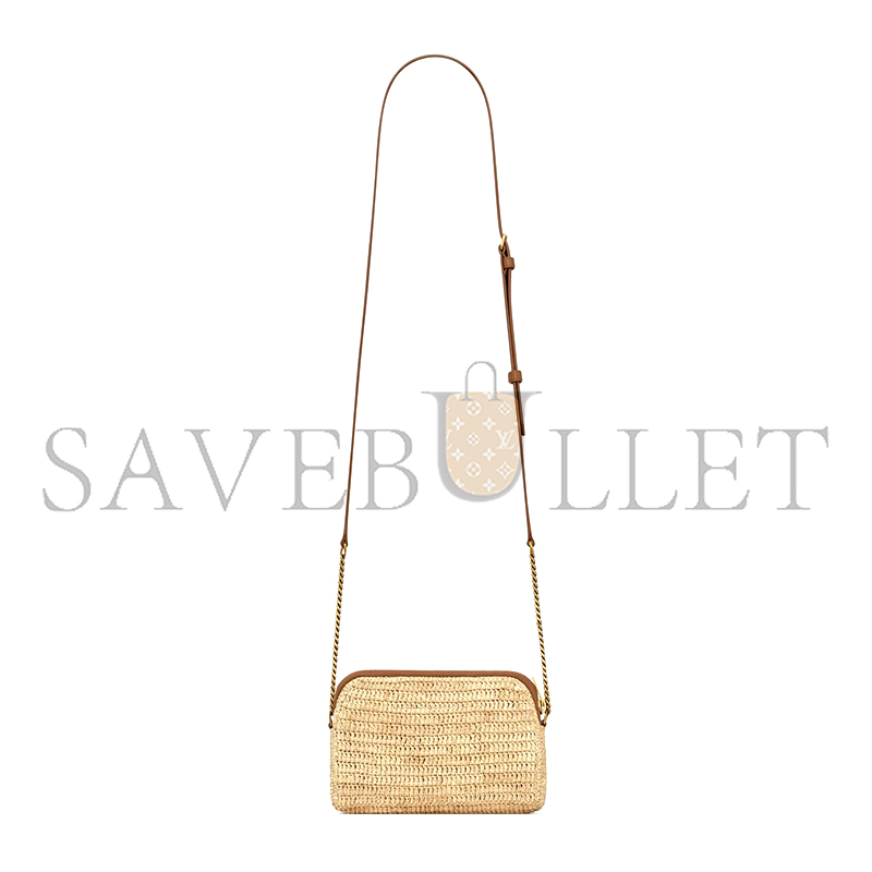 Y*L gaby zipped pouch in raffia 774293gaaee2080 (18*13*3.5cm)